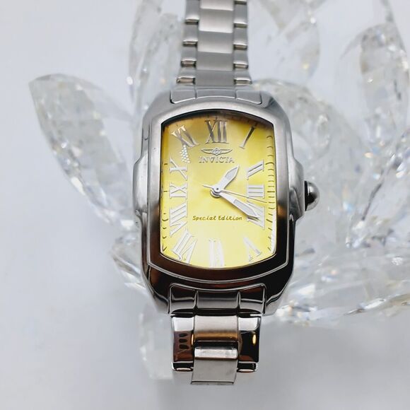 INVICTA Special Edition LUPAH 18645 Stainless Steel Rectangle Dial Watch Discont - Picture 12 of 16